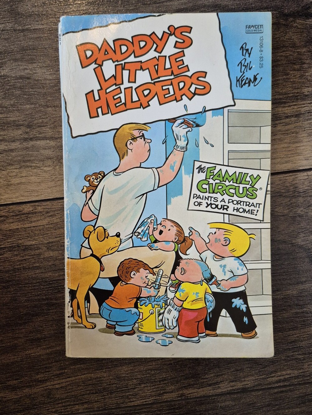 Vintage THE FAMILY CIRCUS Daddy's Little Helpers Cartoon Book